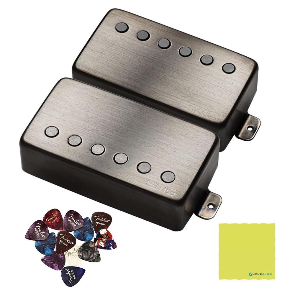 EMG JH James Hetfield Signature Guitar Pickup Set Black Chrome 