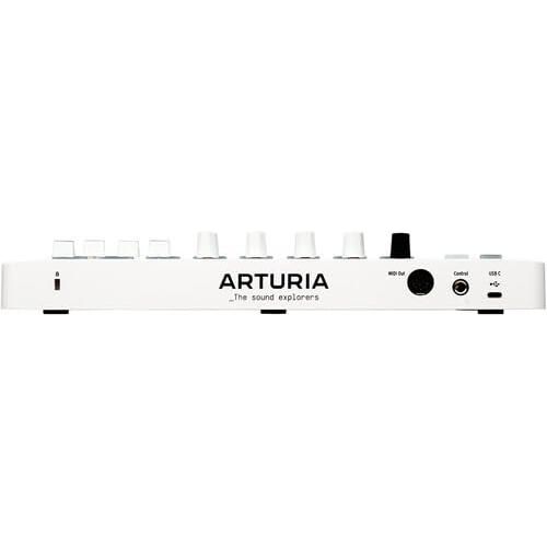 Arturia MiniLab 3 Mini Hybrid Keyboard Controller Bundle w/ ESI U22 XT Audio Interface, ESI MoCo Passive Monitor Controller, ESI cosMik10 Condenser Microphone, ESI eXtra10 Headphone, USB Cable & Liquid Audio Polishing Cloth