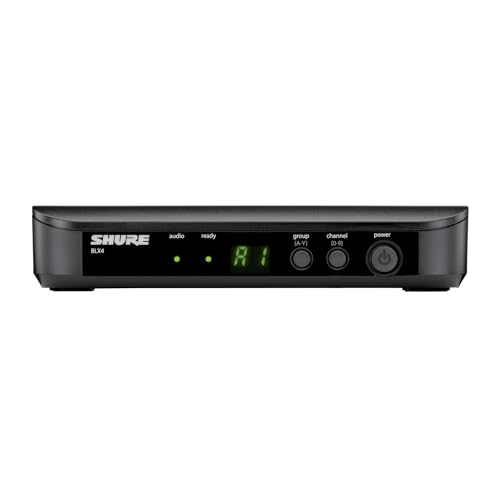 Shure BLX24/SM58 UHF Wireless Microphone System - Perfect for Church, Karaoke, Vocals - 14-Hour Battery Life, 300 ft Range | Includes SM58 Handheld Vocal Mic, Single Channel Receiver