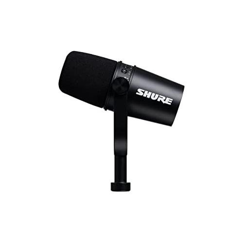 Shure MV7+ Podcast Microphone. Enhanced Audio, LED Touch Panel, USB-C & XLR Output