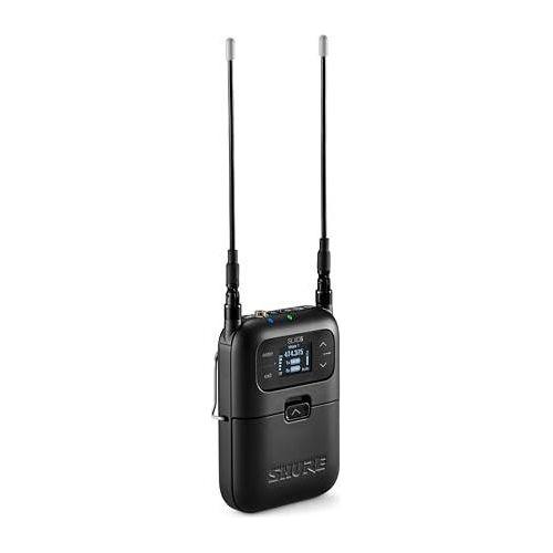 Shure SLXD15 Portable Digital Wireless Bodypack System with SLXD1 Bodypack Transmitter, SLXD5 Single-Channel Portable Receiver (No Microphone Included) | H55 Band (514-558 MHz)