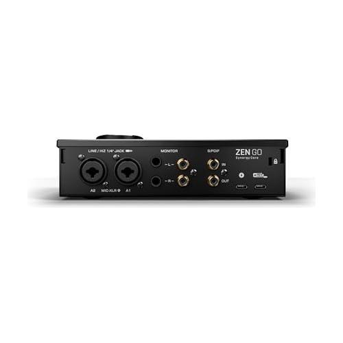 Zen Go Synergy Core, Audio Interface, 4x8 Bus-Powered Thunderbolt 3 Interface for Recording, with Onboard Real-Time Audio Recording Effects, XLR Interface, Suitable for Podcast Set Up - Antelope Audio