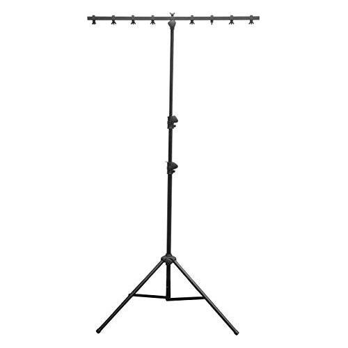 CHAUVET DJ CH06 Lightweight Lighting Stand w/T-Bar (50lb Capacity) | Lighting Accessories