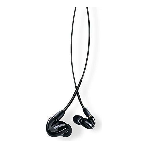 Shure AONIC 3 Wired Sound Isolating Earbuds, Clear Sound, Single Driver with BassPort, Secure in-Ear Fit, Detachable Cable, Durable Quality, Compatible with Apple & Android Devices - Black