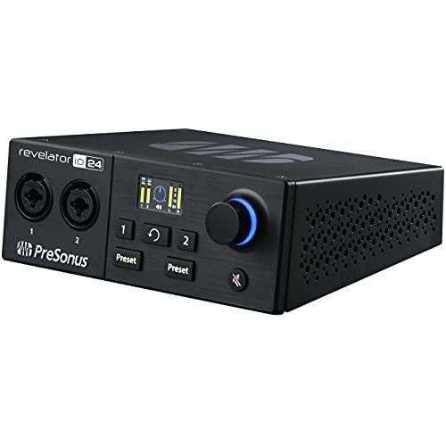 PreSonus Revelator io24 USB-C Compatible Audio Interface with Integrated Loopback Mixer and Effects for Streaming, Podcasting, and More