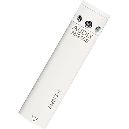 Audix M1255BW-O Miniature Condenser Microphone (Omnidirectional, White)