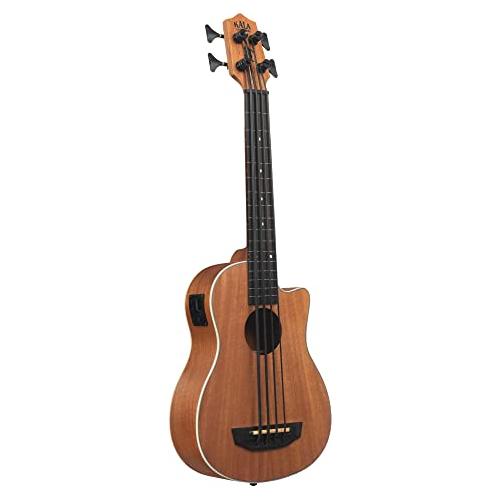 Kala Brand Music Co., 4-String Ukulele, Right, Satin Mahogany (UBASS-Scout-FL)