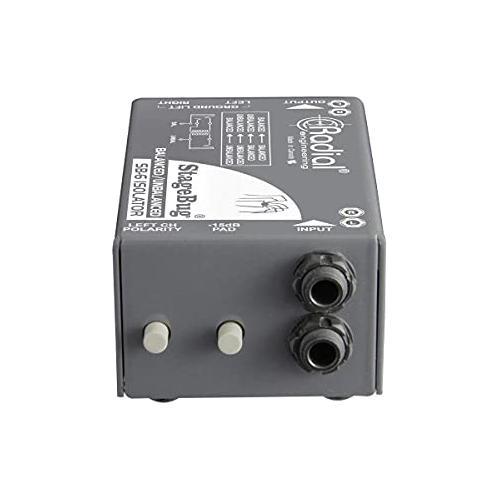 Radial Engineering StageBug SB-6 Isolator for balanced and unbalanced signals eliminates hum & buzz