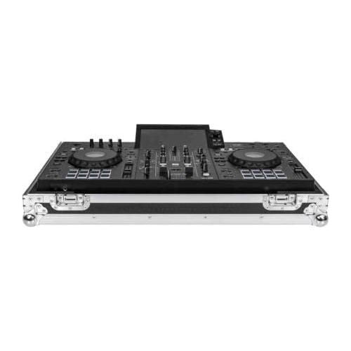 Headliner Low Profile Flight Case with Wheels, Compatible with XDJ-RX3, Black (HL10006)