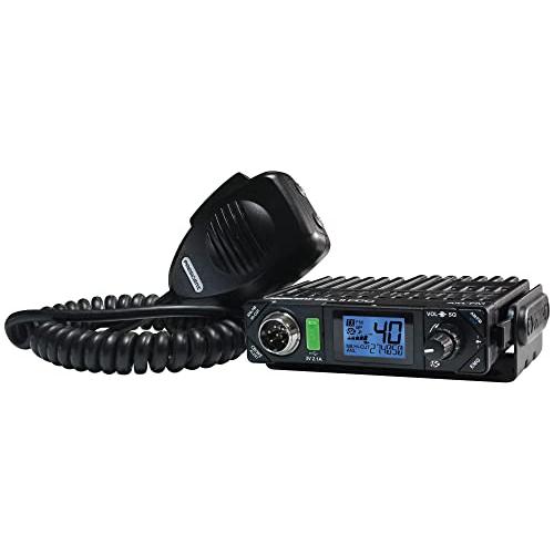 President Electronics BILL CB Radio, 40 Channels AM, 12 Volts, USB 5V/2.1A, Up/Down Channel Selector, Volume Adjustment and ON/OFF, Manual Squelch and ASC, Multi-functions LCD Display, S-meter