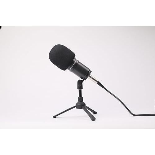 Zoom Dynamic Microphone for Podcasts, Voice-Overs, Interviews, Vocals, and More, High SPL Capability, Sturdy Metal Body, and Large Diaphragm