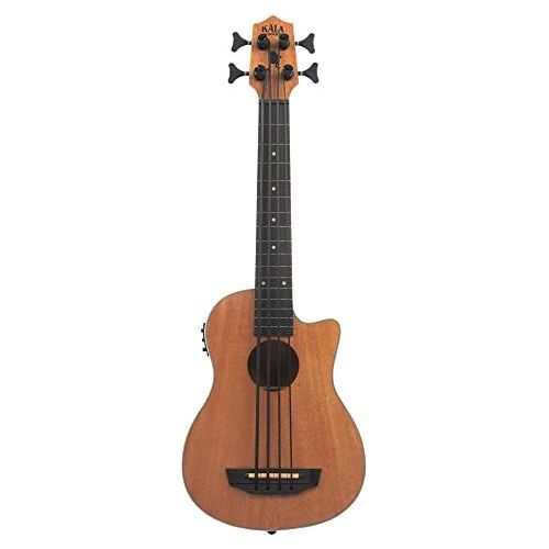 Kala Brand Music Co., 4-String Ukulele, Right, Satin Mahogany (UBASS-Scout-FL)