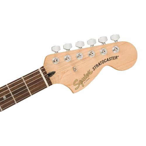 Squier Affinity Series™ Stratocaster®, Indian Laurel Fingerboard, 3-Color Sunburst - 0378000500 Bundle w/ 12-Pack Guitar Pick and Liquid Audio Polishing Cloth