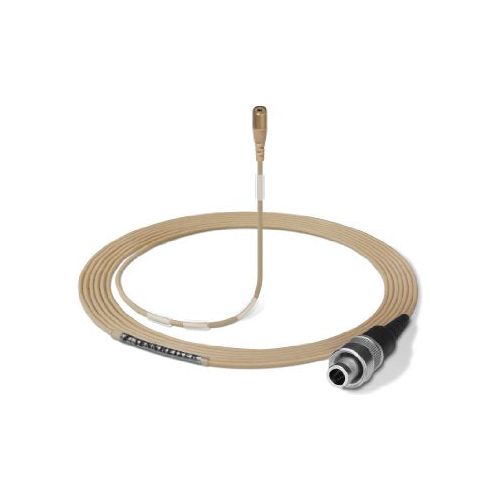 Sennheiser Pro Audio MKE 1-5-3 - Omnidirectional Subminiature Lavalier Microphone with Pigtails (No Connector) - Beige