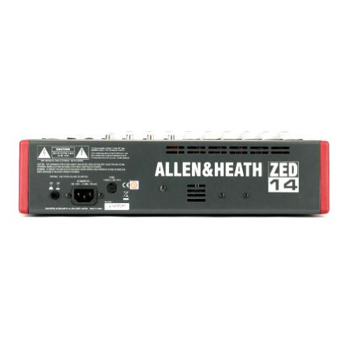 Allen & Heath ZED-14 - 14-Channel Touring Quality Mixer with USB I/O (AH-ZED-14)