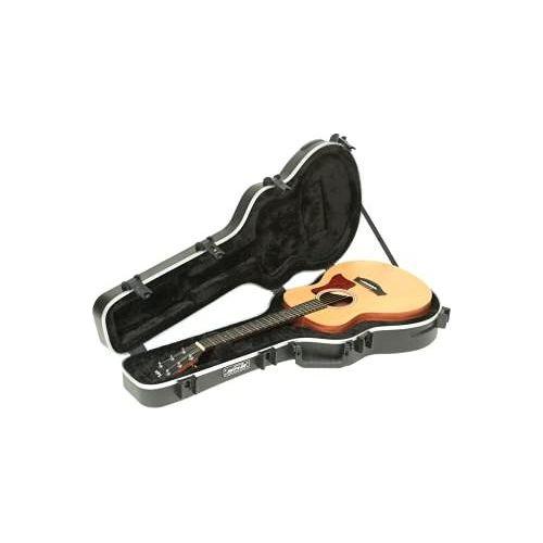 SKB GS-Mini Taylor Guitar Shaped Hardshell Case with TSA-Compliant Locks and Molded-In Bumpers