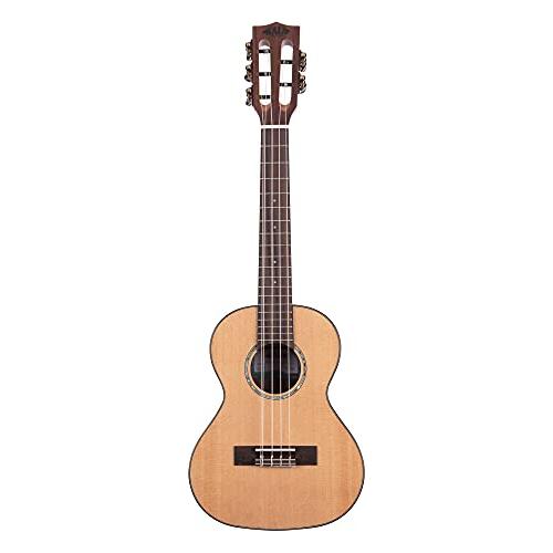 Kala Brand Music Co. Gloss Solid Cedar Top Acacia, 5-String Ukulele, Natural, Tenor (KA-SCAC-T5)