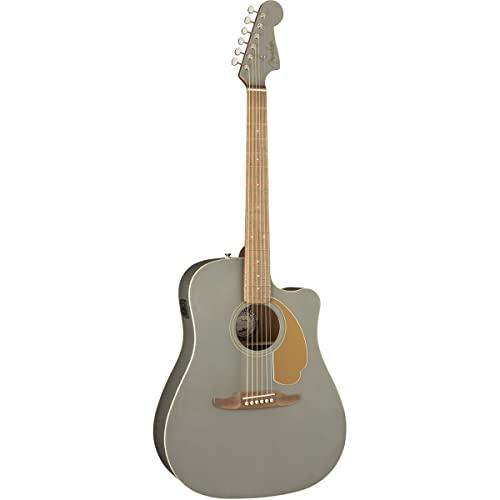 Fender Redondo Player Acoustic Guitar, with 2-Year Warranty, Belmont Blue, Walnut Fingerboard