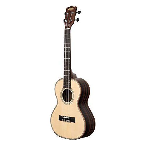 Kala Solid Spruce Top Striped Ebony - Tenor