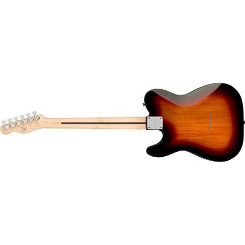 Squier Affinity Series Telecaster Electric Guitar, with 2-Year Warranty, Butterscotch Blonde, Maple Fingerboard