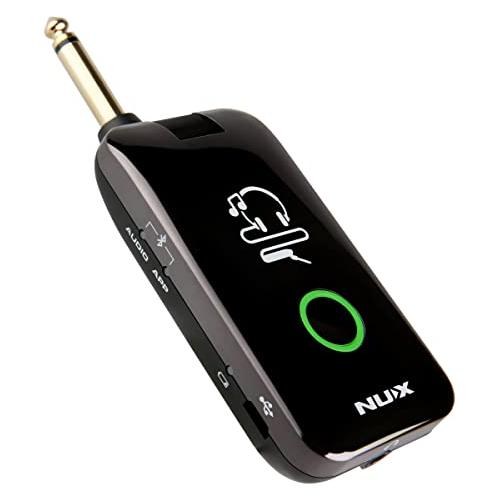 NUX Mighty Plug MP-2 Guitar and Bass Modeling Headphone Amplug with Bluetooth,13 Amplifier Models,20 IR,19 Variety of Effects