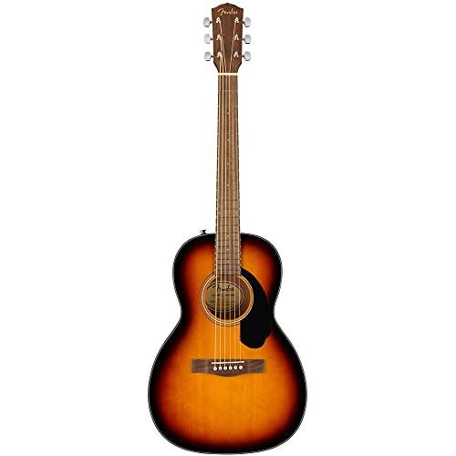 Fender CP-60S Parlor Acoustic Guitar, with 2-Year Warranty, 3-Color Sunburst