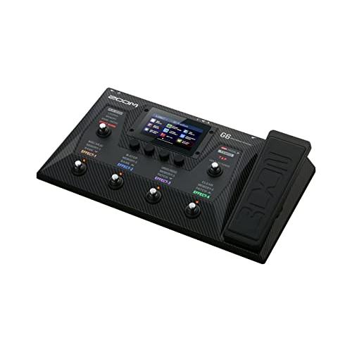 Zoom G6 Guitar Multi-Effects Processor with Expression Pedal, Touchscreen Interface, 100+ Built in Effects, Amp Modeling, IR’s, Looper, & Audio Interface for Direct Recording to Computer