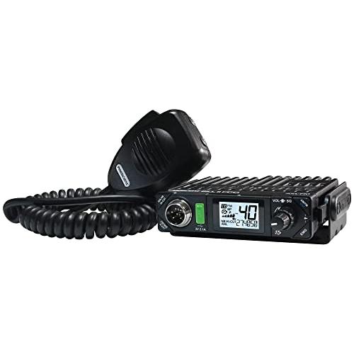 President Electronics BILL CB Radio, 40 Channels AM, 12 Volts, USB 5V/2.1A, Up/Down Channel Selector, Volume Adjustment and ON/OFF, Manual Squelch and ASC, Multi-functions LCD Display, S-meter