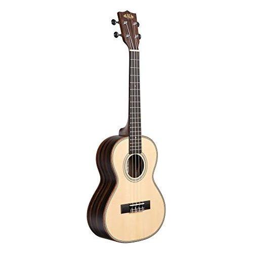 Kala Solid Spruce Top Striped Ebony - Tenor