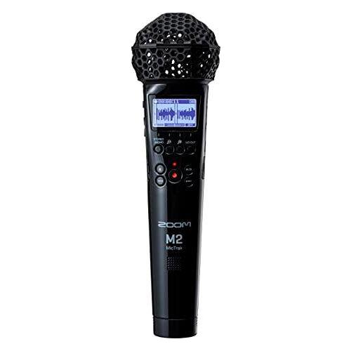 Zoom M2 MicTrak with 32-Bit Float, X/Y Mic Capsule, Stereo Mode, Mono Mode, Normalization, On-Board Monitoring, Battery Powered, For Musicians, Podcasters, and ENG