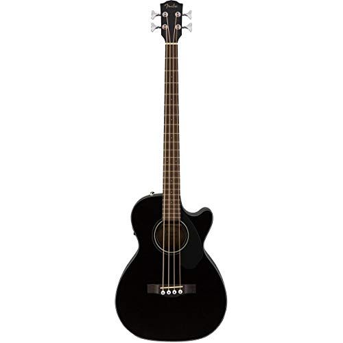 Fender CB-60SCE Acoustic Bass, Laurel Fingerboard, Black