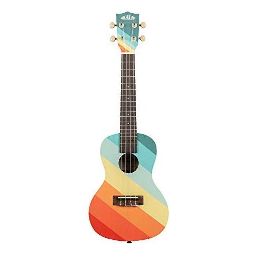 Kala Surf Collection, 4-String Ukulele, Right, Rainbow, Concert (KA FAROUT)