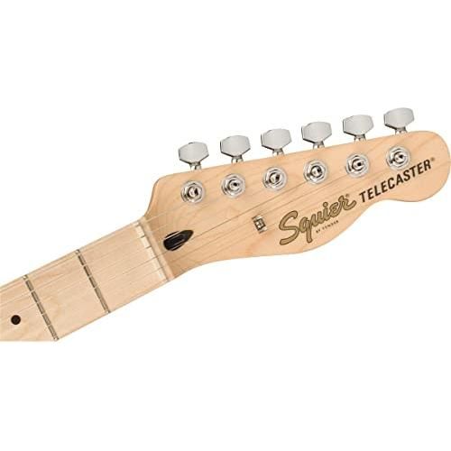 Squier Affinity Series Telecaster Electric Guitar, with 2-Year Warranty, Butterscotch Blonde, Maple Fingerboard