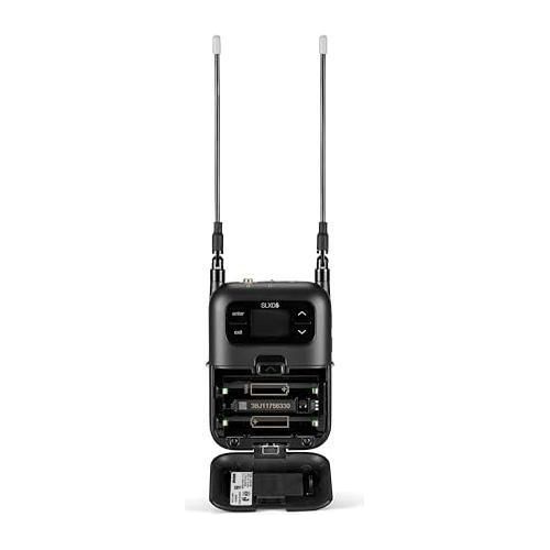 Shure SLXD15/WL85 Portable Digital Wireless System with SLXD1 Bodypack Transmitter, SLXD5 Single-Channel Receiver and WL185 Cardioid Lavalier Microphone | J52 Band (558-616 MHz)