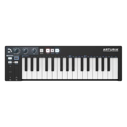 Arturia - Keystep - Portable MIDI Controller, Sequencer and Arpeggiator - 32 Slimkeys, 8-Memory Polyphonic Step Sequencer, 8-Mode Arpeggiator, CV-Compatible(Black)