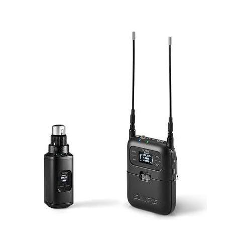 Shure SLXD35 Portable Digital Wireless Plug-On System with SLXD3 Plug-On Transmitter and SLXD5 Single-Channel Portable Receiver | G58 Band (470-514 MHz)