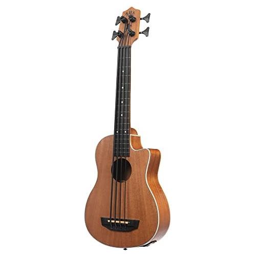 Kala Brand Music Co., 4-String Ukulele, Right, Satin Mahogany (UBASS-Scout-FL)