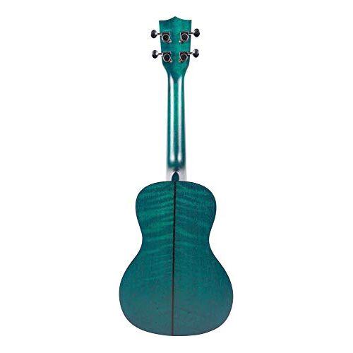 Kala Brand Music Co. Blue Exotic Mahogany, 4-String Ukulele, Right-Handed, Concert (KA-CEMB)