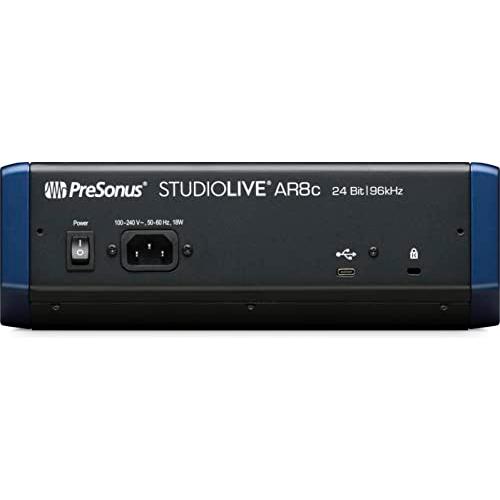 PreSonus StudioLive AR8c 8-Channel USB-C Hybrid Digital/Analog Performance Mixer, Unpowered