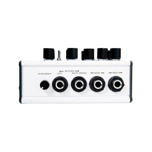 DSM & Humboldt - Simplifier MK-2 II DLX Zero Watt Dual Channel & Reverb Stereo Amplifier, Micro Amp, Mini Amp, Easy-to-Use Analog AMP Simulation with Headphone Output & AUX Slots - 200mA & 9 to 12 V