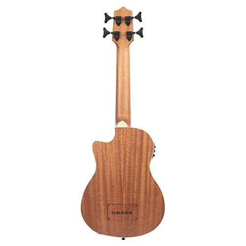 Kala Brand Music Co., 4-String Ukulele, Right, Satin Mahogany (UBASS-Scout-FL)