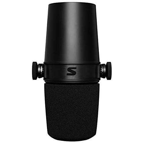 Shure MV7X XLR Podcast Microphone - Pro Quality Dynamic Mic for Podcasting & Vocal Recording, Voice-Isolating Technology, All Metal Construction, Mic Stand Compatible, Optimized Frequency - Black