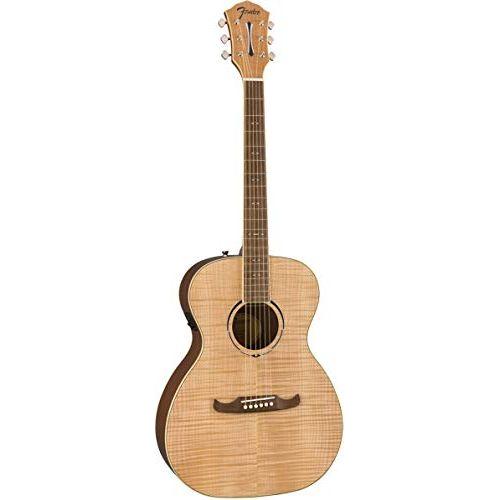 Fender FA-345CE Auditorium Cutaway Acoustic Guitar, with 2-Year Warranty, 3-Color Tea Burst