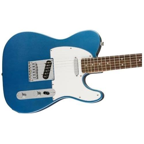 Squier Affinity Series® Telecaster, Indian Laurel Fingerboard, Lake Placid Blue Bundle w/Fender Picks & Liquid Audio Polishing Cloth