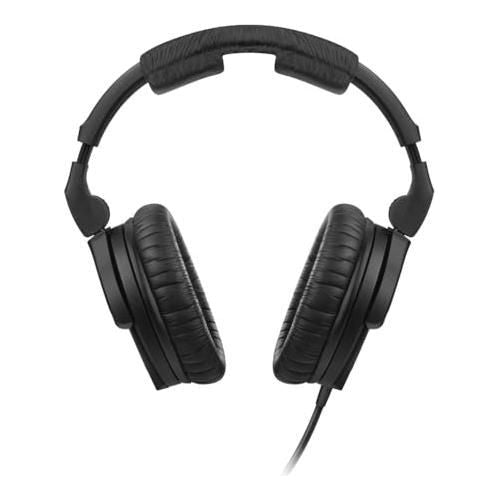 Liquid Audio Sennheiser HD 280 PRO Over-Ear Monitoring Headphones, Black Bundle w/Pig Hog PHX14-25 1/4" Headphone Extension Cable Polishing Cloth