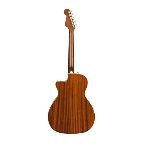 Fender Newporter Player Acoustic Guitar, with 2-Year Warranty, Natural, Walnut Fingerboard