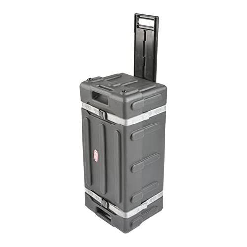 SKB 1SKB-DH3315W Durable Plastic Mid Sized Drum Hardware Case with Convenient Pull Out Handle, Heavy Duty Nylon Web Strap, and Built In Roller Wheels