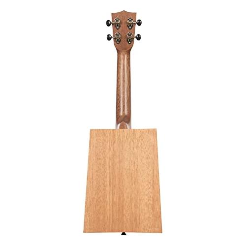 Kala Brand Music Co. Cigar Box Ukulele, 4-String, Right, Natural, Concert (KA-CB-Deco-C-W-Bag)