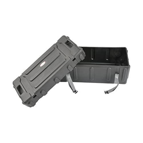 SKB 1SKB-DH3315W Durable Plastic Mid Sized Drum Hardware Case with Convenient Pull Out Handle, Heavy Duty Nylon Web Strap, and Built In Roller Wheels