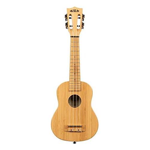 Kala Brand Music Co. Bamboo Collection, 4-String Ukulele, Right, Natural, Soprano (KA-BMB-S)